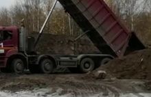 В Ярославле подрядчик, ремонтирующий Тутаевское шоссе, устроил свалку на берегу Волги