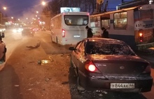 В Ярославле иномарка протаранила рейсовый автобус