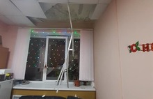 В центральной городской больнице Ярославля рухнул потолок