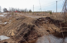 В Ярославском районе размыло дорогу