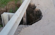 В Ярославле размыло мост через Нору