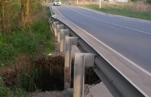 В Ярославле размыло мост через Нору