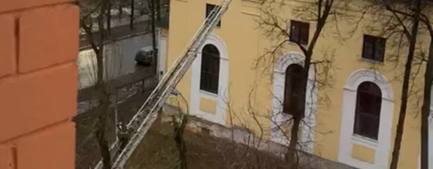 В Ярославле пожарные выехали на задымление к кирхе