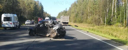 В аварии под Рыбинском погибли два человека