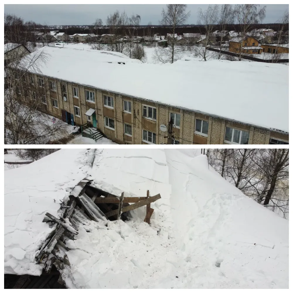 Глава Ростовского района обещает восстановить рухнувшую кровлю двухэтажки
