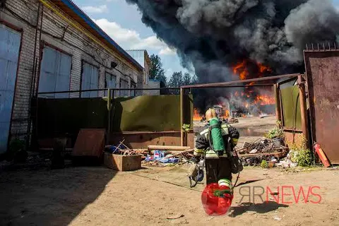 Пожар в Ярославле потушен