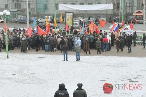 В Ярославле начали собирать деньги семьям погибших «Беркута» на Украине. Фоторепортаж