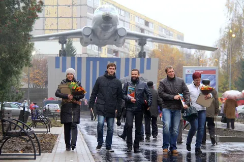 В Рыбинске открыли обновленную Аллею моторостроителей