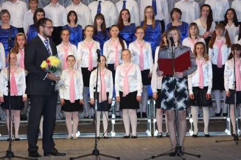В городе Рыбинске Ярославской области пели хором