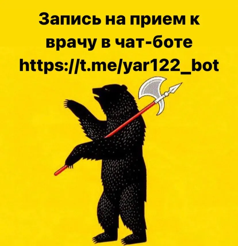 Телеграм-бот для записи к врачу запущен в Ярославской области