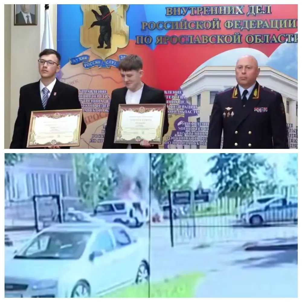 Глава МВД наградил ярославских подростков, задержавших поджигательницу