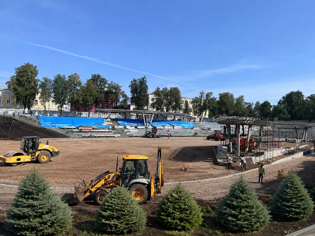 У обновленного «Спартаковца» в Ярославле высадят горные сосны