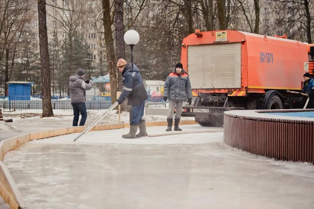 Каток в Юбилейном парке Ярославля откроют на старый новый год
