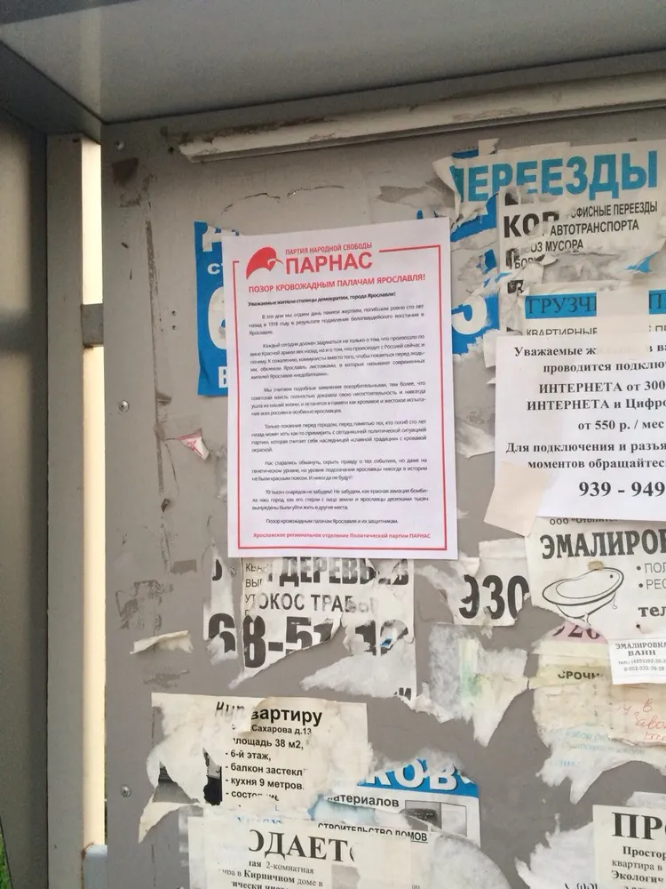 В Ярославле продолжается история с  «недобитками»?