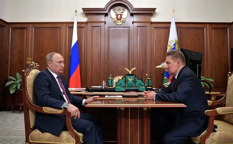 Глава «Газпрома» рассказал Владимиру Путину о газификации Ярославской области