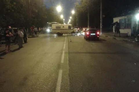 В Ярославле ГАЗель врезалась в мотоцикл