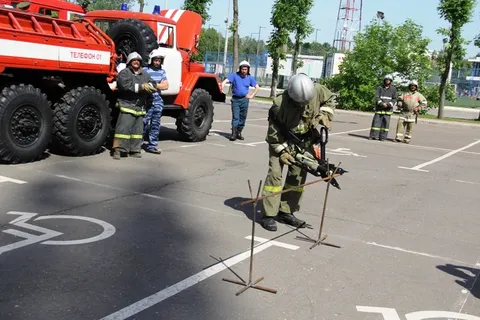 В Ярославле соревновались добровольные пожарные
