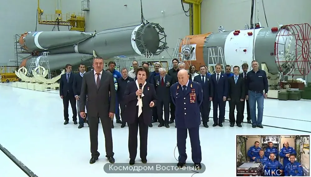 Валентина Терешкова встретила День космонавтики на космодроме «Восточный»