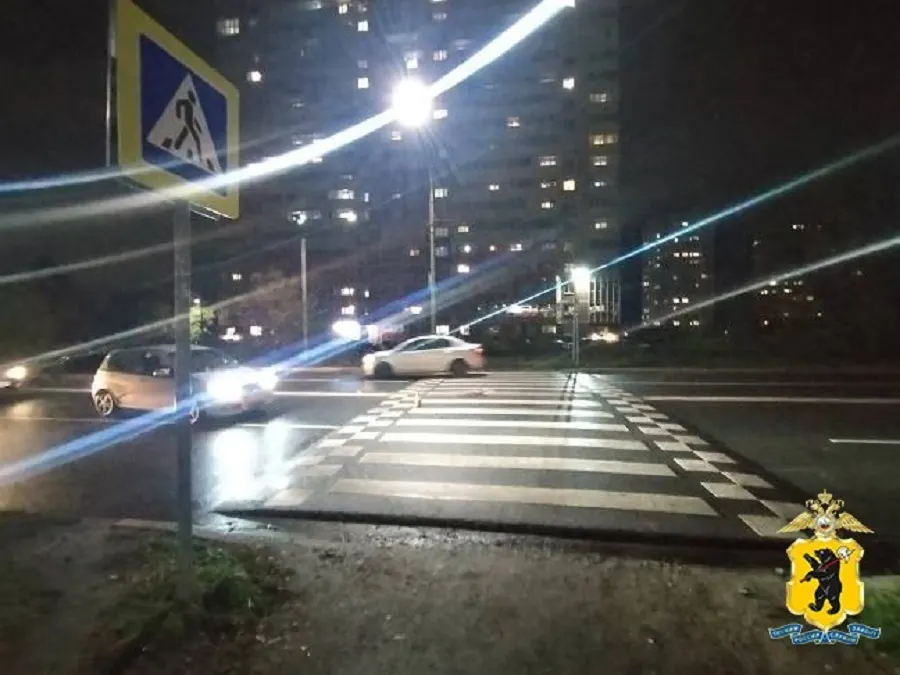 В Ярославле после ДТП госпитализирован пешеход