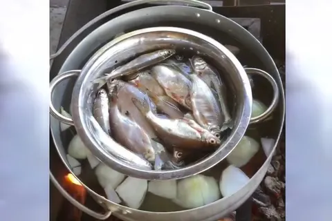 Семья из Твери сварила свою конкурсную уху