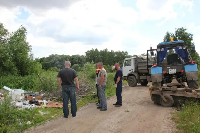 В Брагине ликвидирована несанкционированная свалка