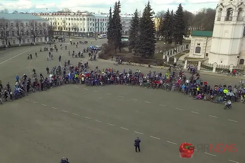 В Ярославле прошел велопробег