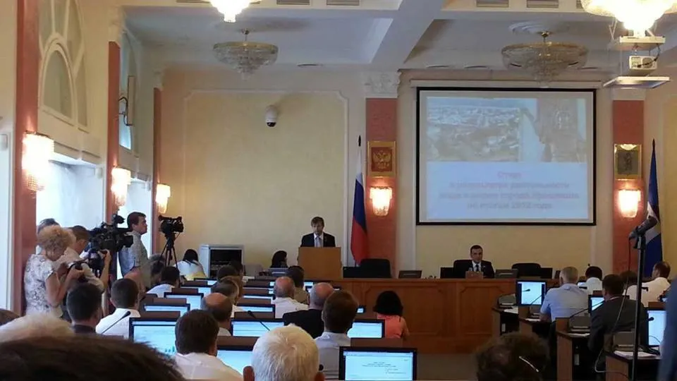 Отчет о работе за год мэр Ярославля начал с намека в адрес депутатов муниципалитета «За все ответим вместе!»