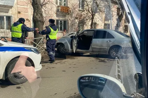 В Рыбинске рейсовый автобус пострадал в ходе полицейской погони