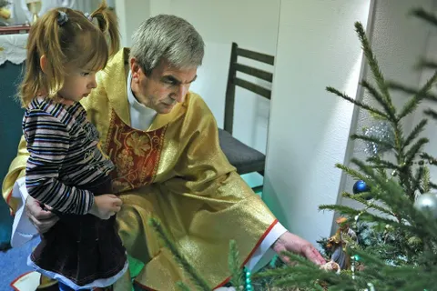 Католики Ярославля отметили Рождество. Фоторепортаж