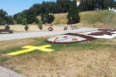 После требований мэра Ярославля трава на Стрелке не позеленела