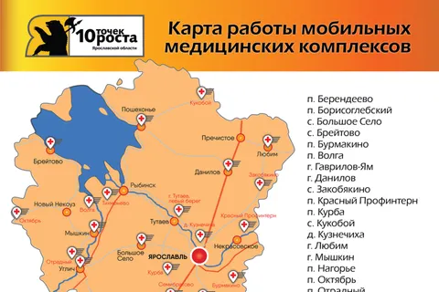 Дмитрий Миронов привез в Ярославскую область мобильный отряд медиков