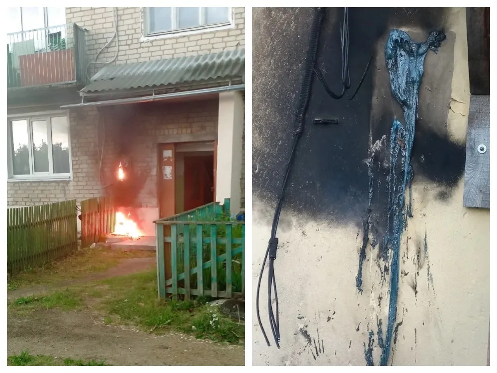 В Ярославской области молния ударила в уличный счётчик