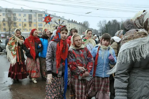 В Ярославле продолжились Рождественские гулянья. Фоторепортаж
