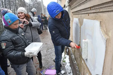В зоне ЮНЕСКО в Ярославле стены зданий очистят от граффити