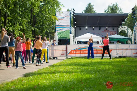 В Ярославле отметили День железнодорожника. Фоторепортаж