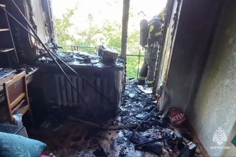 В Ярославле у самозанятого сгорел рабочий балкон