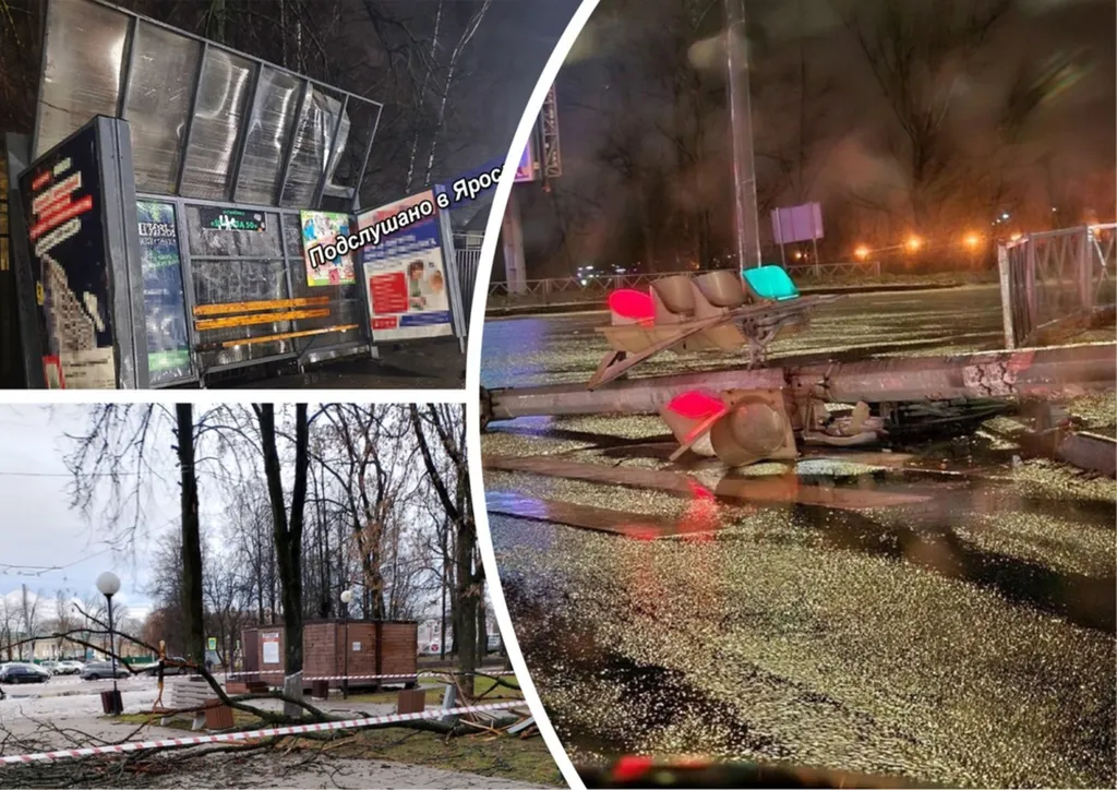 В Ярославле устраняют последствия ночного урагана