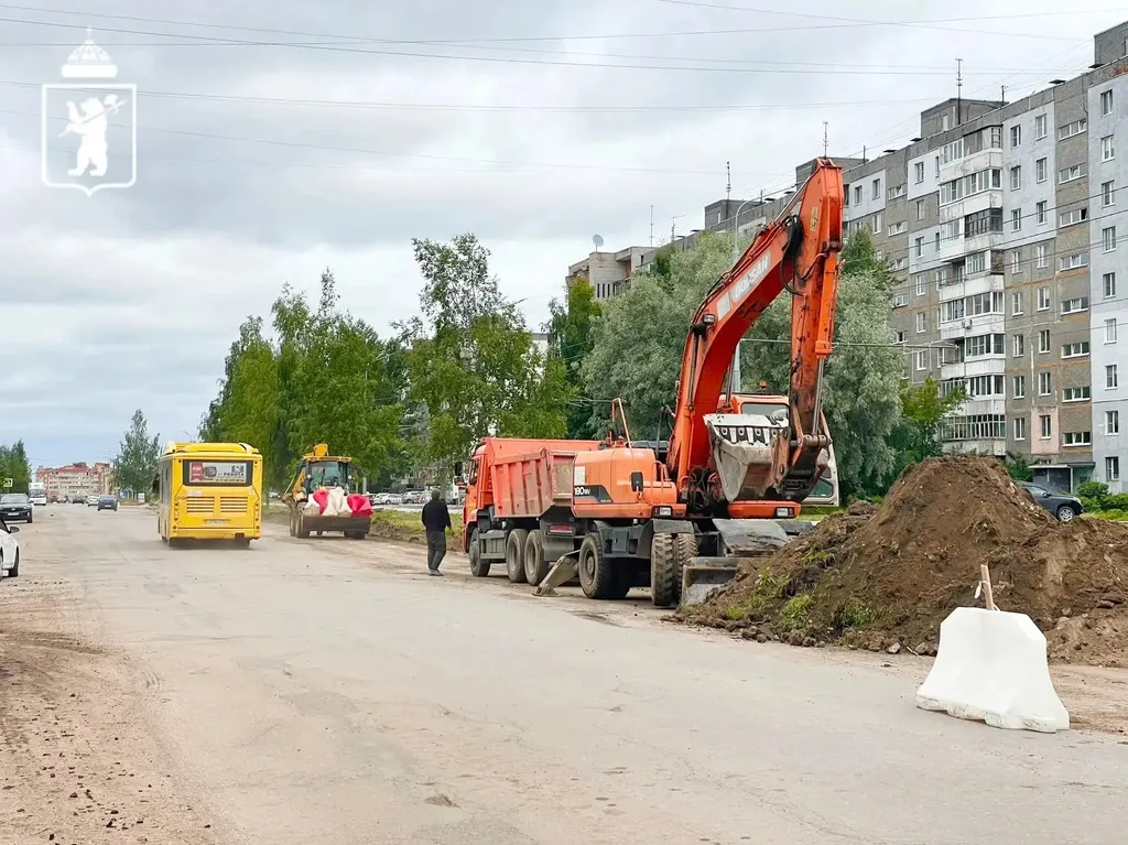 В Ярославле продолжается капремонт улицы Бабича