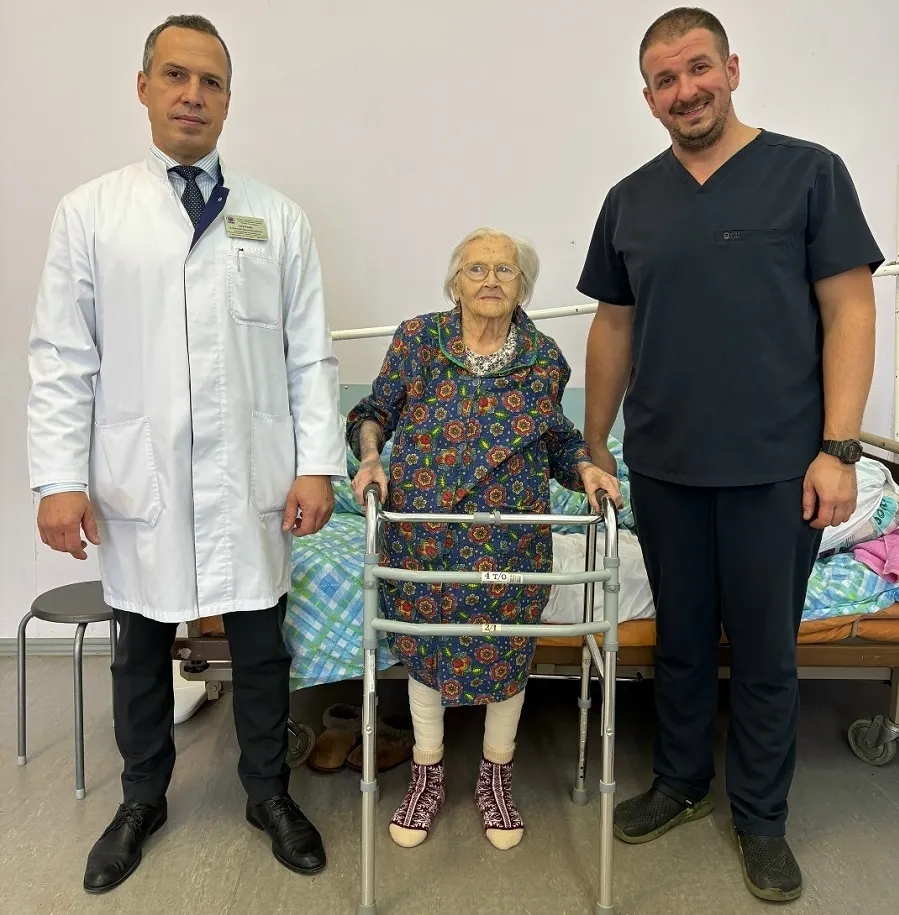 В Ярославле поставили на ноги 92-летнюю пенсионерку со сложным переломом