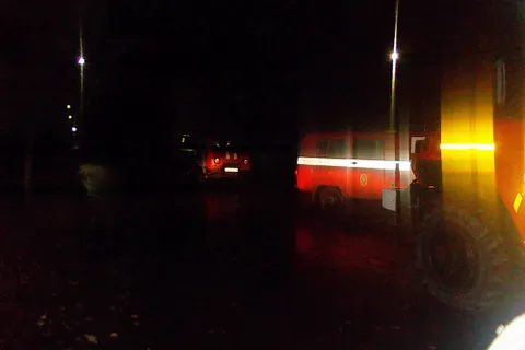 В Ярославле горел остановочный комплекс
