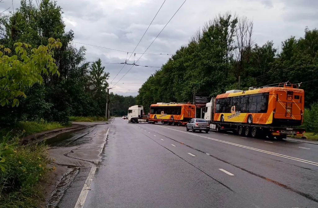 В Ярославле встречают белорусские троллейбусы с автономным ходом
