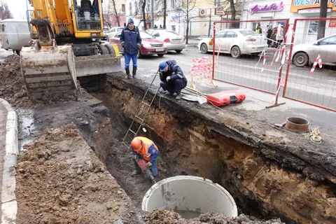 «Ярославльводоканал» начал реконструкцию водопровода на улице Республиканской