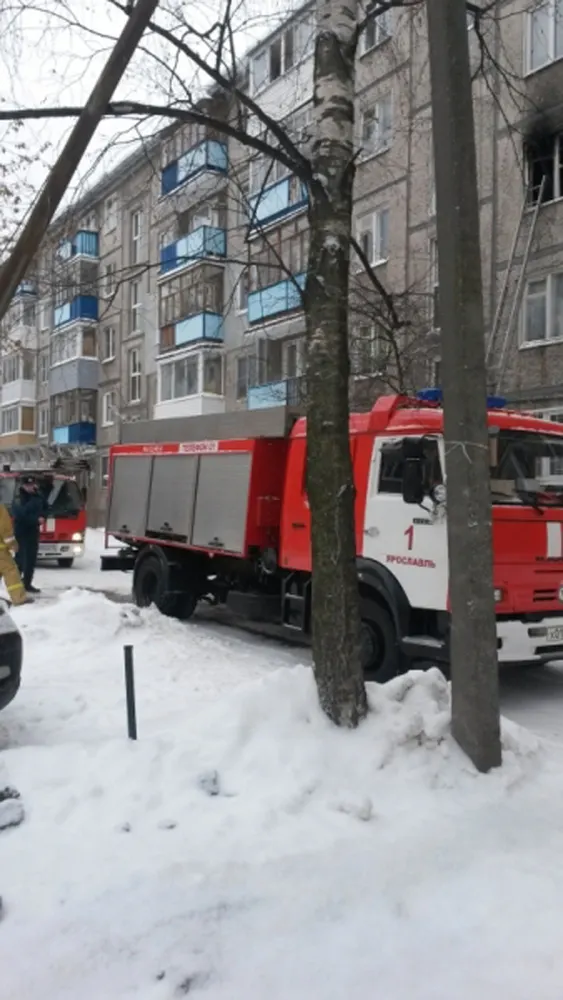 В Ярославле на пожаре погибла женщина