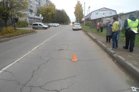 В Ярославской области пешеход оказался под колесами иномарки. Рыбинск