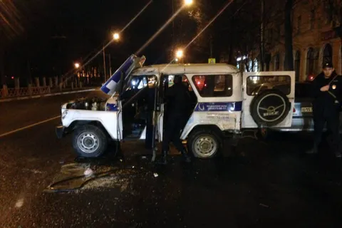 В Ярославле в ДТП попал полицейский