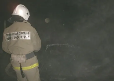 В Рыбинске Ярославской области сгорел дачный дом