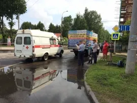  В Рыбинске под колеса «Газели» попал велосипедист
