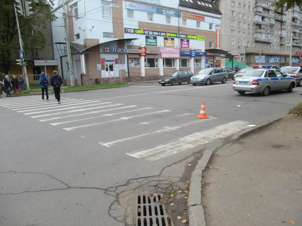 В Рыбинске женщина-водитель сбила женщину-пешехода