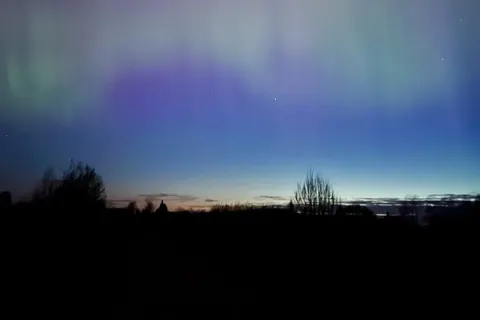 В Ярославской области было видно северное сияние