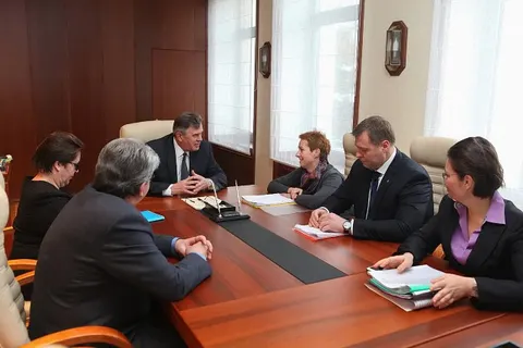 Сергей Ястребов провел встречу с руководителем Федерального агентства по управлению госимуществом Ольгой Дергуновой